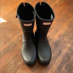 Hunter Original Short Back Adjustable Rain Boots